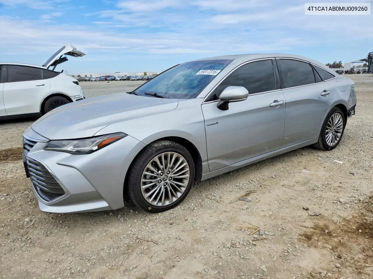 2021 Toyota Avalon Limited VIN: 4T1CA1AB0MU009260 Lot: 59017316
