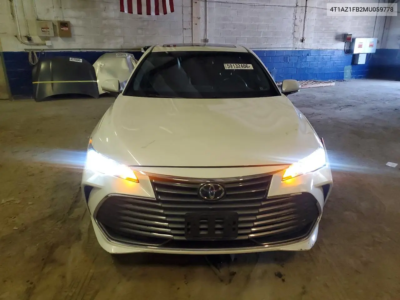 2021 Toyota Avalon Xle VIN: 4T1AZ1FB2MU059778 Lot: 59132406