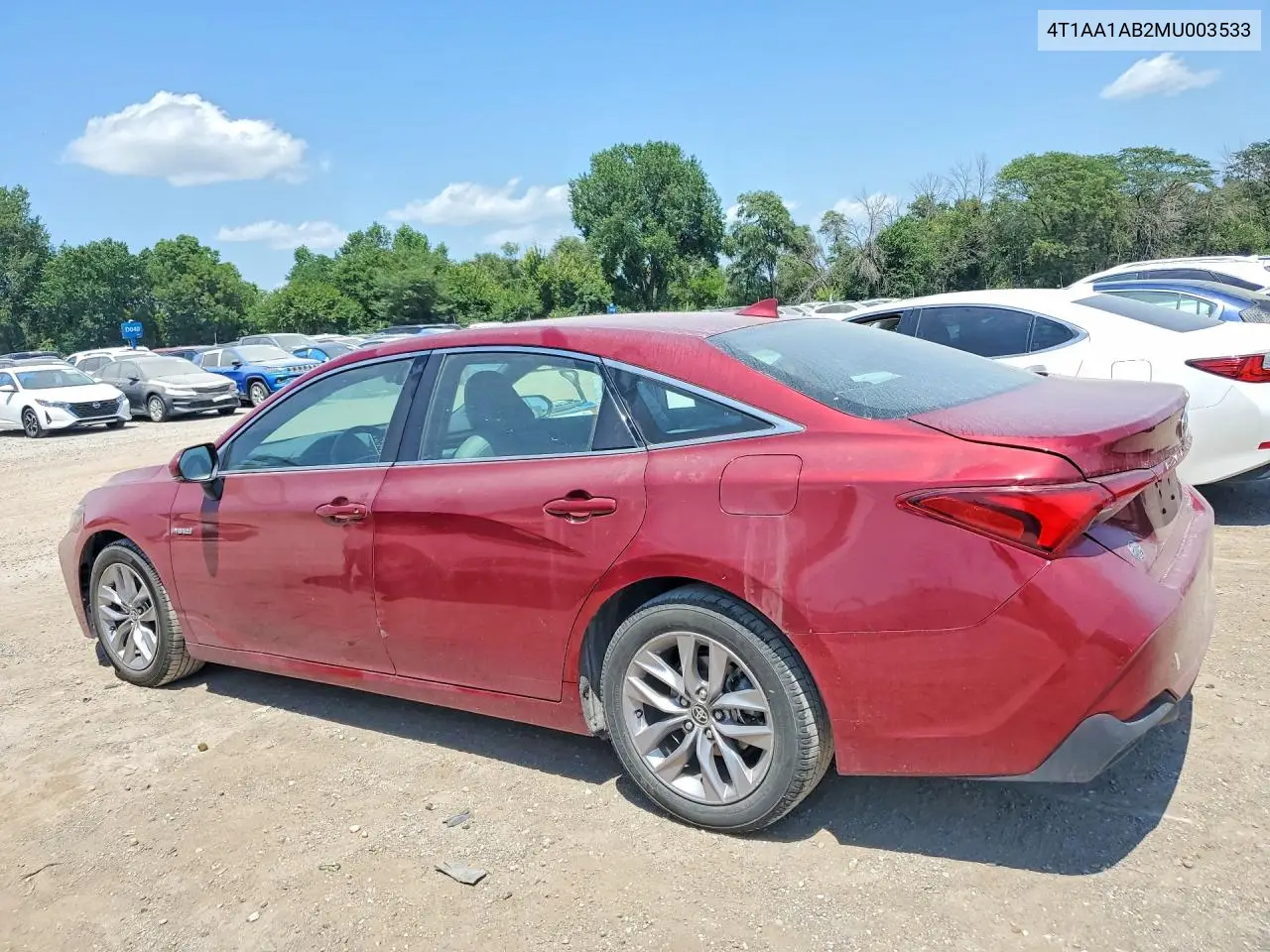 2021 Toyota Avalon Xle VIN: 4T1AA1AB2MU003533 Lot: 60094046