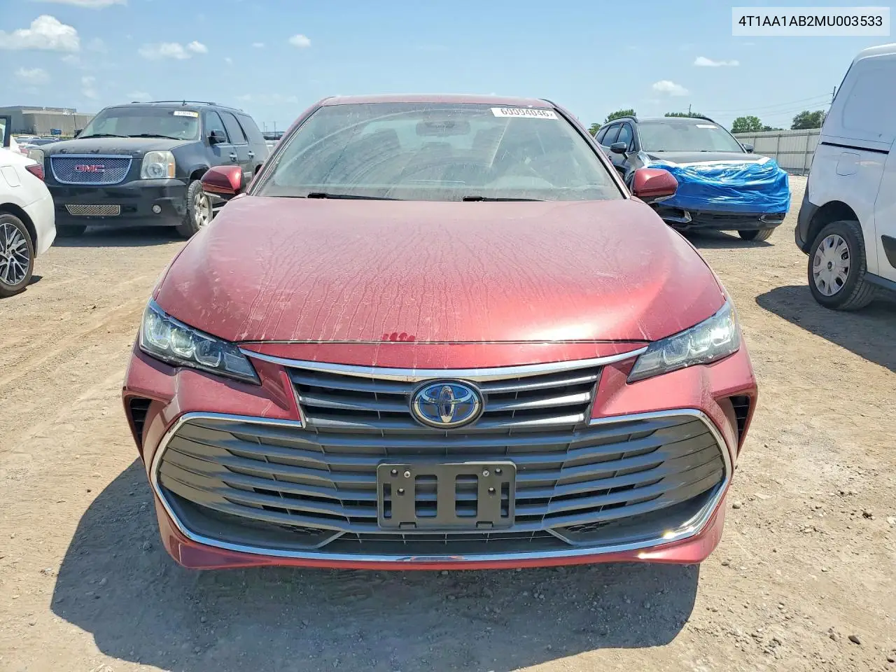 2021 Toyota Avalon Xle VIN: 4T1AA1AB2MU003533 Lot: 60094046