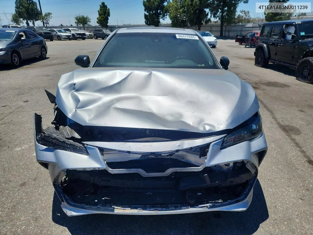 2022 Toyota Avalon Night Shade VIN: 4T1EA1AB5NU011239 Lot: 60472686