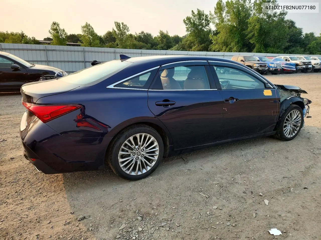 2022 Toyota Avalon Limited VIN: 4T1DZ1FB2NU077180 Lot: 60626806