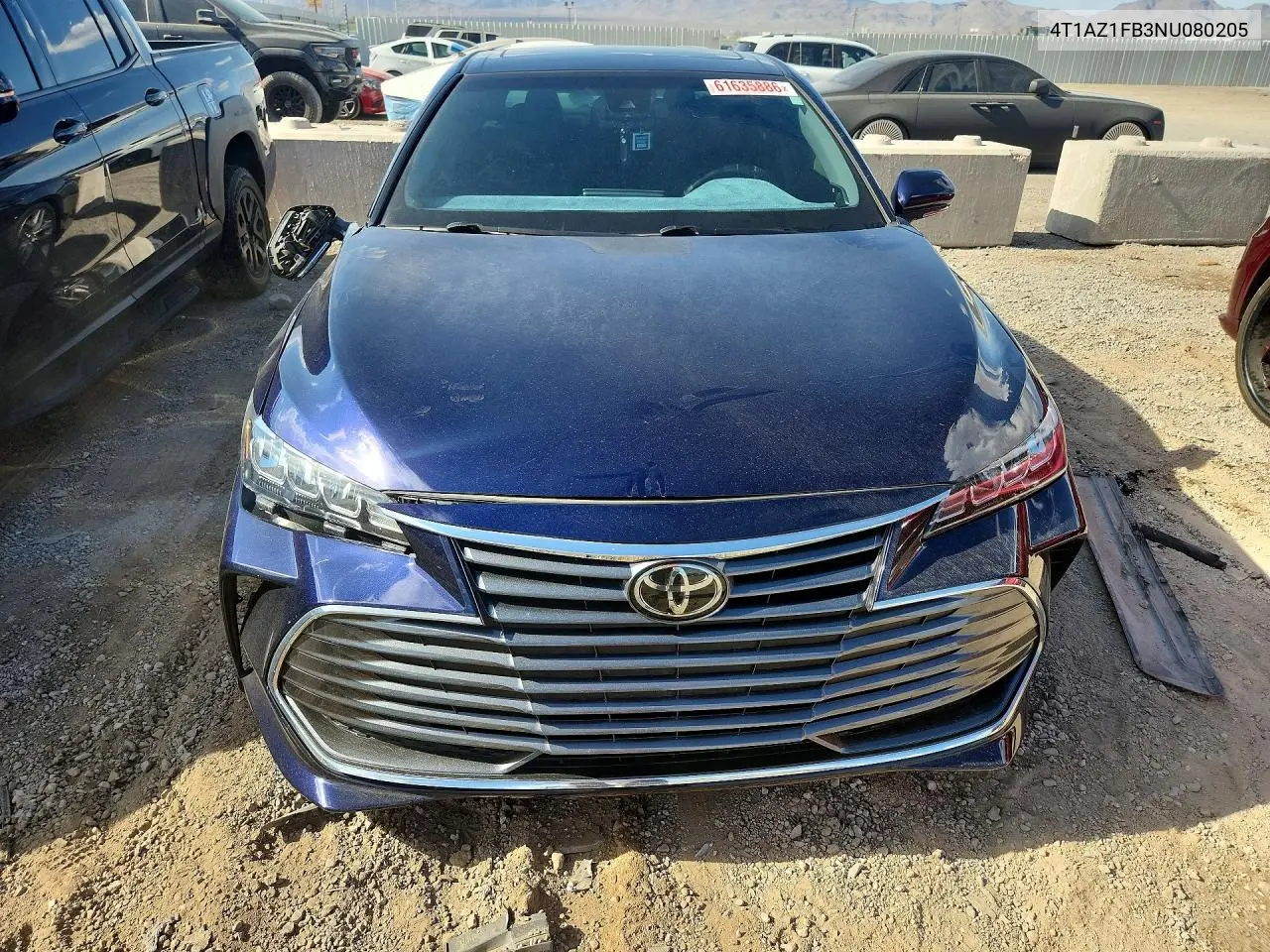 2022 Toyota Avalon Xle VIN: 4T1AZ1FB3NU080205 Lot: 61635886