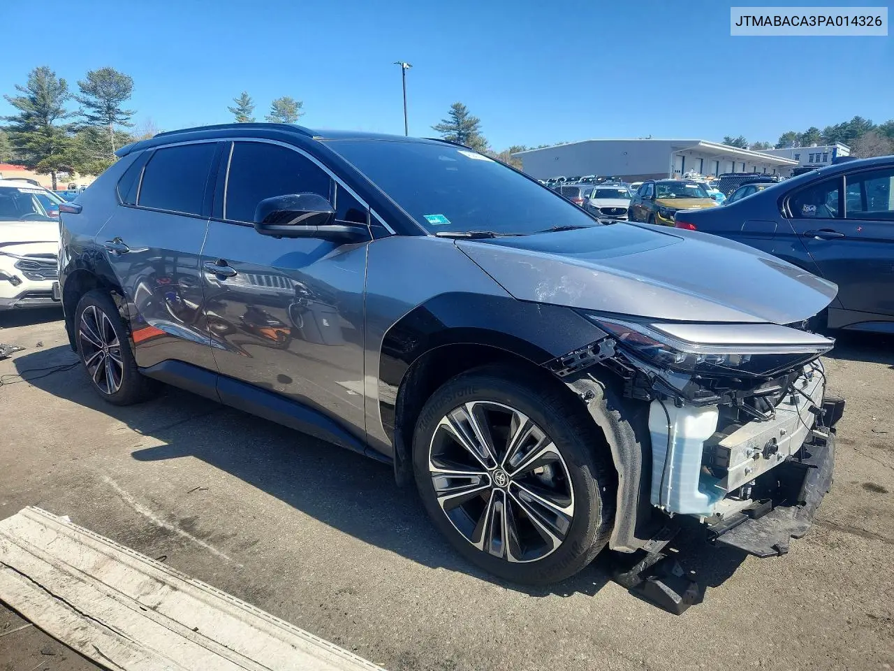 2023 Toyota Bz4X Limited VIN: JTMABACA3PA014326 Lot: 46362376