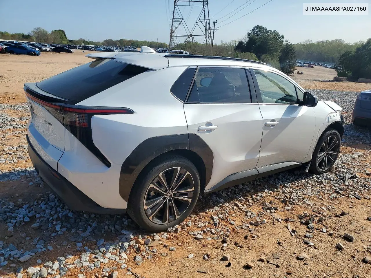 2023 Toyota Bz4X Limited VIN: JTMAAAAA8PA027160 Lot: 47578276