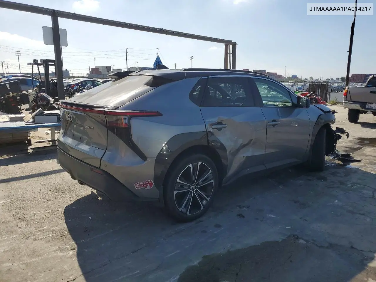 2023 Toyota Bz4X Limited VIN: JTMAAAAA1PA014217 Lot: 50849386