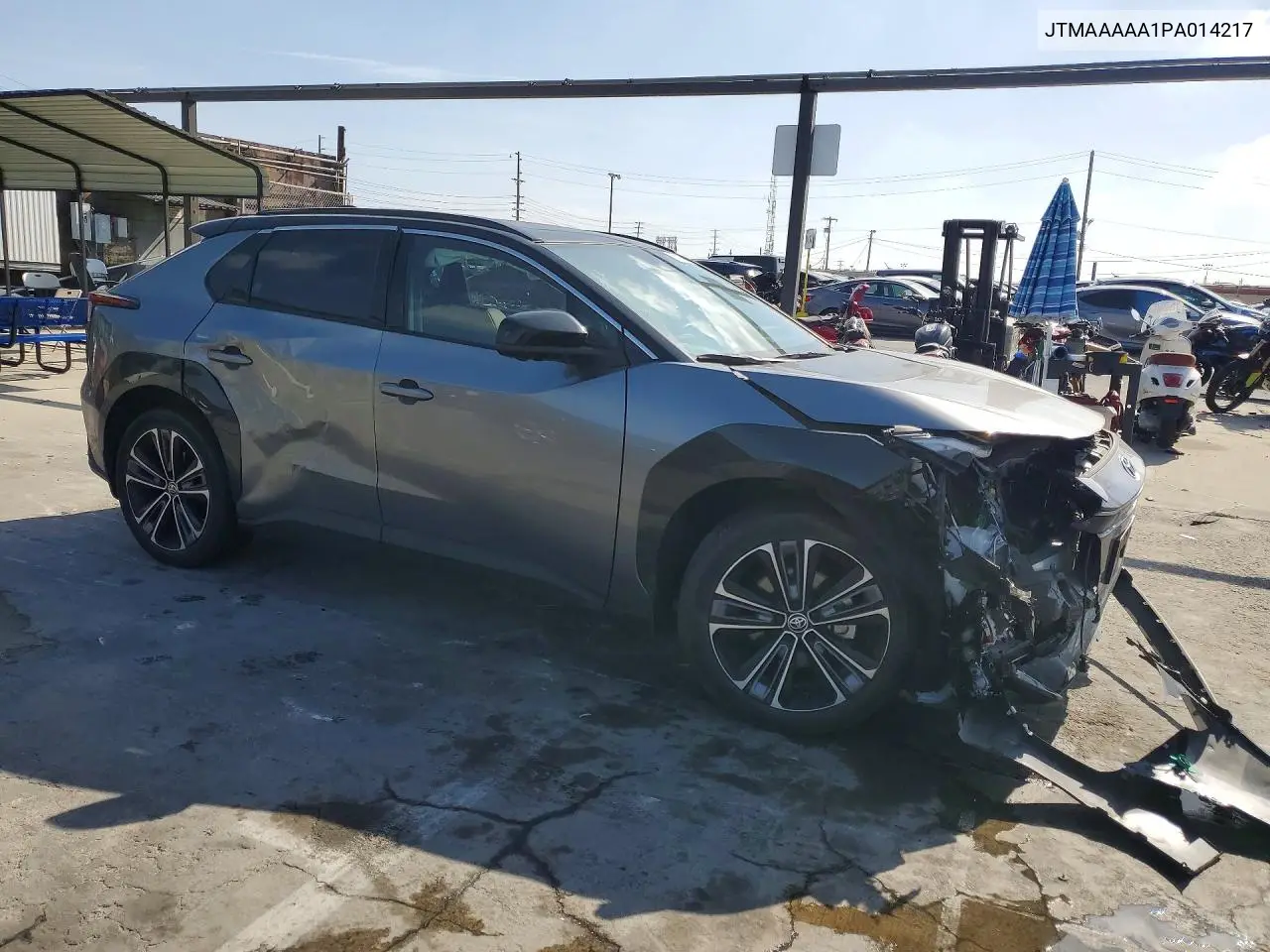 2023 Toyota Bz4X Limited VIN: JTMAAAAA1PA014217 Lot: 50849386