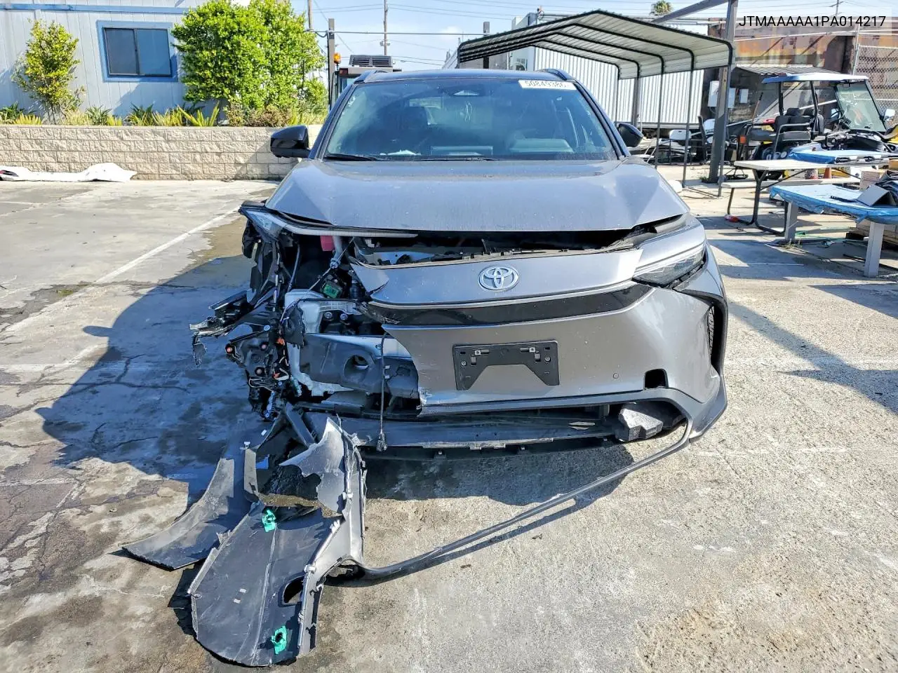 2023 Toyota Bz4X Limited VIN: JTMAAAAA1PA014217 Lot: 50849386