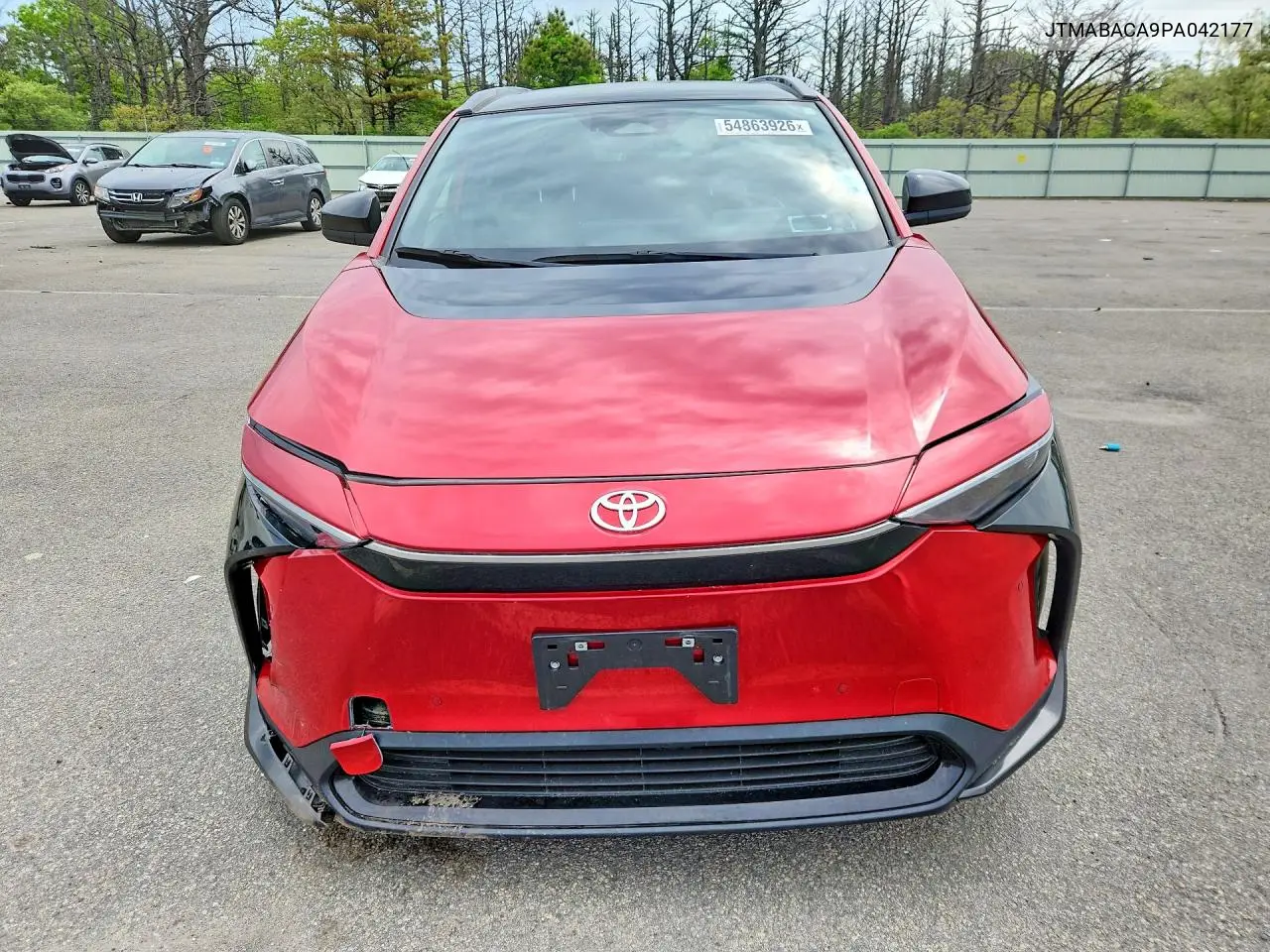 2023 Toyota Bz4X Xle VIN: JTMABACA9PA042177 Lot: 54863926