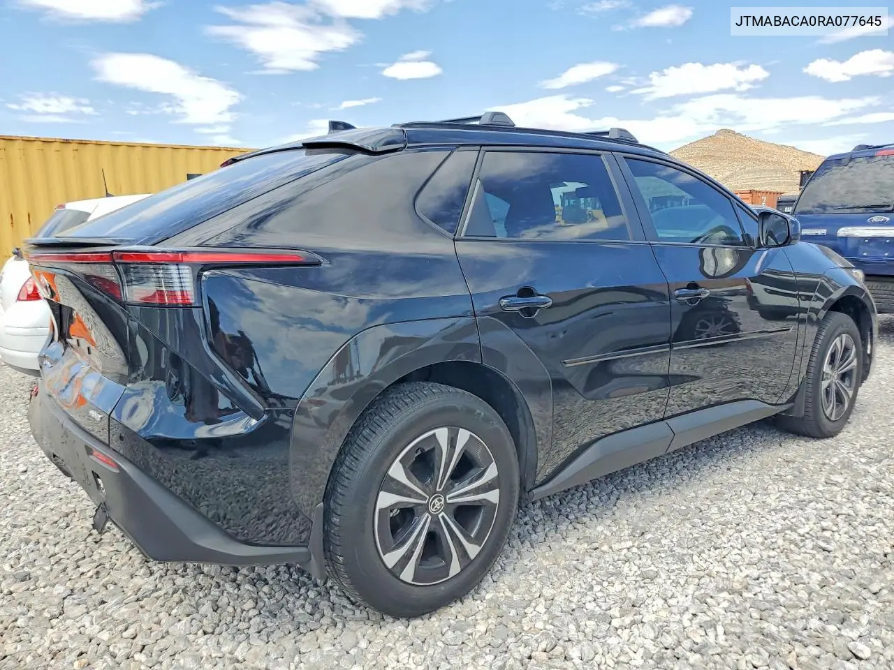 2024 Toyota Bz4X Xle VIN: JTMABACA0RA077645 Lot: 60753626