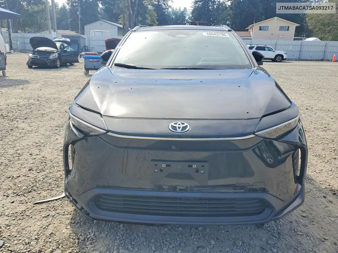2025 Toyota Bz4X Xle VIN: JTMABACA7SA093217 Lot: 48643796