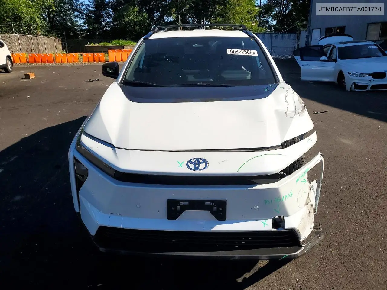 2026 Toyota Bz Xle Plus VIN: JTMBCAEB7TA001774 Lot: 60952566