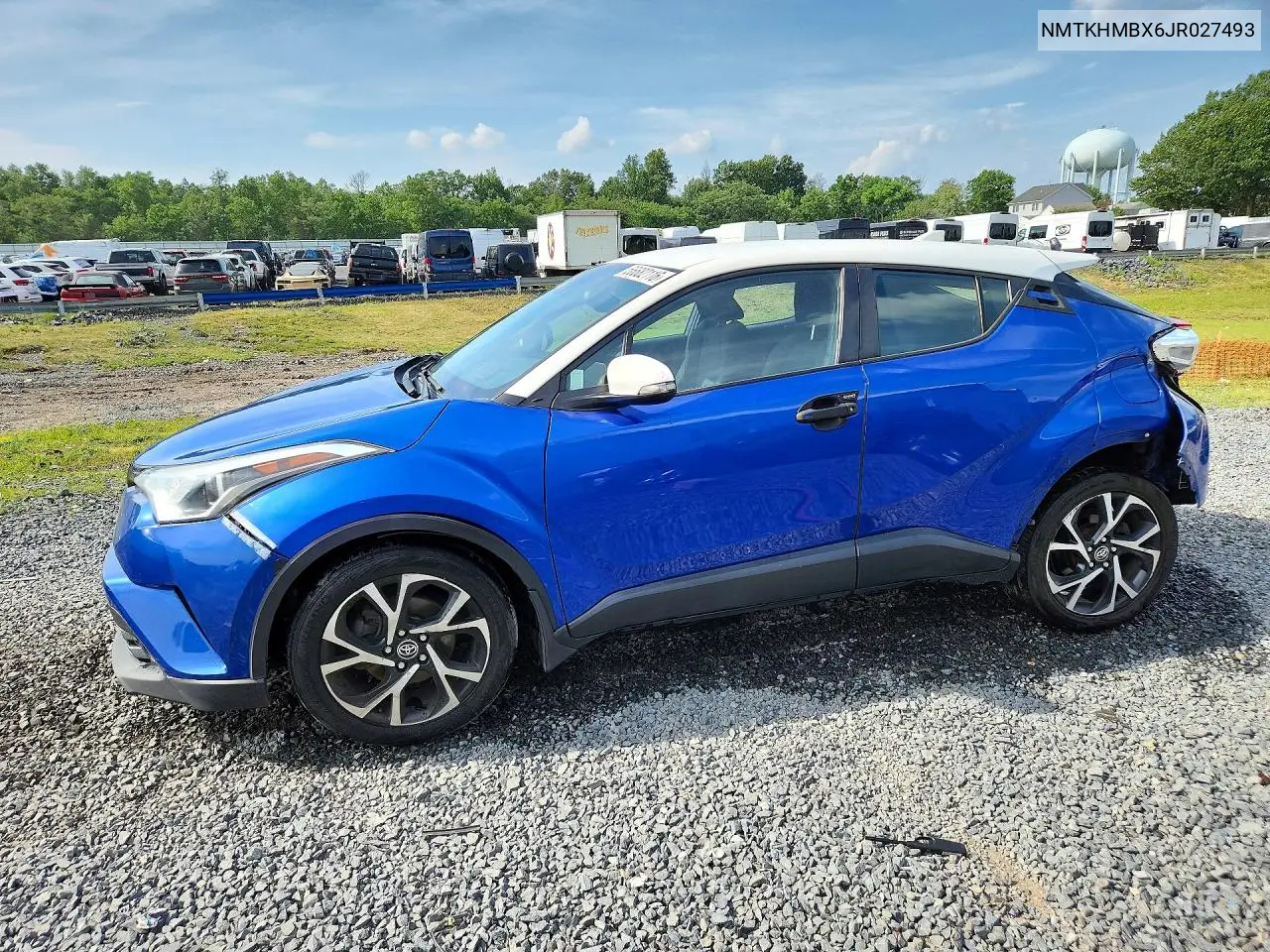 2018 Toyota C-Hr Xle VIN: NMTKHMBX6JR027493 Lot: 56682116