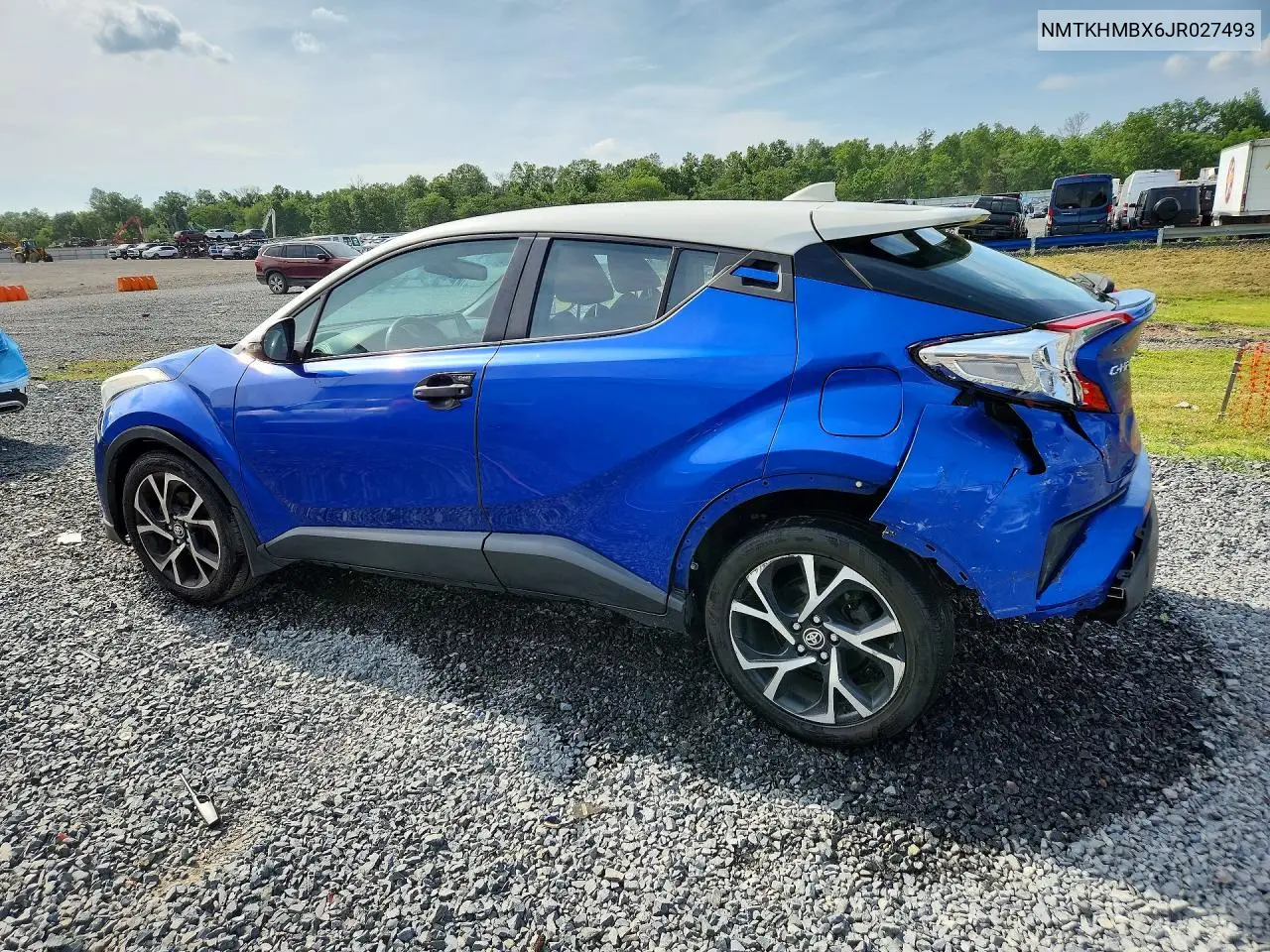 2018 Toyota C-Hr Xle VIN: NMTKHMBX6JR027493 Lot: 56682116