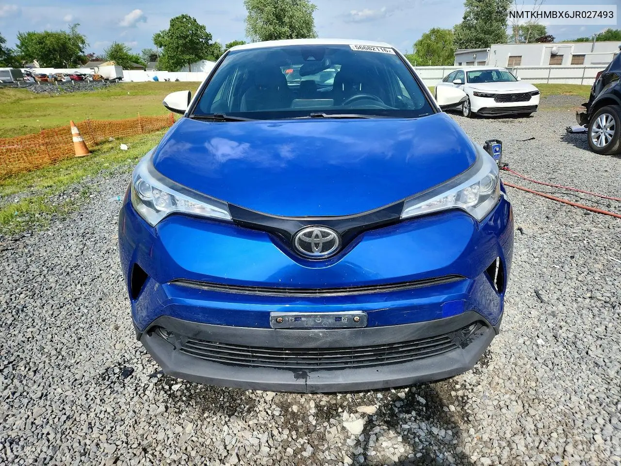 2018 Toyota C-Hr Xle VIN: NMTKHMBX6JR027493 Lot: 56682116