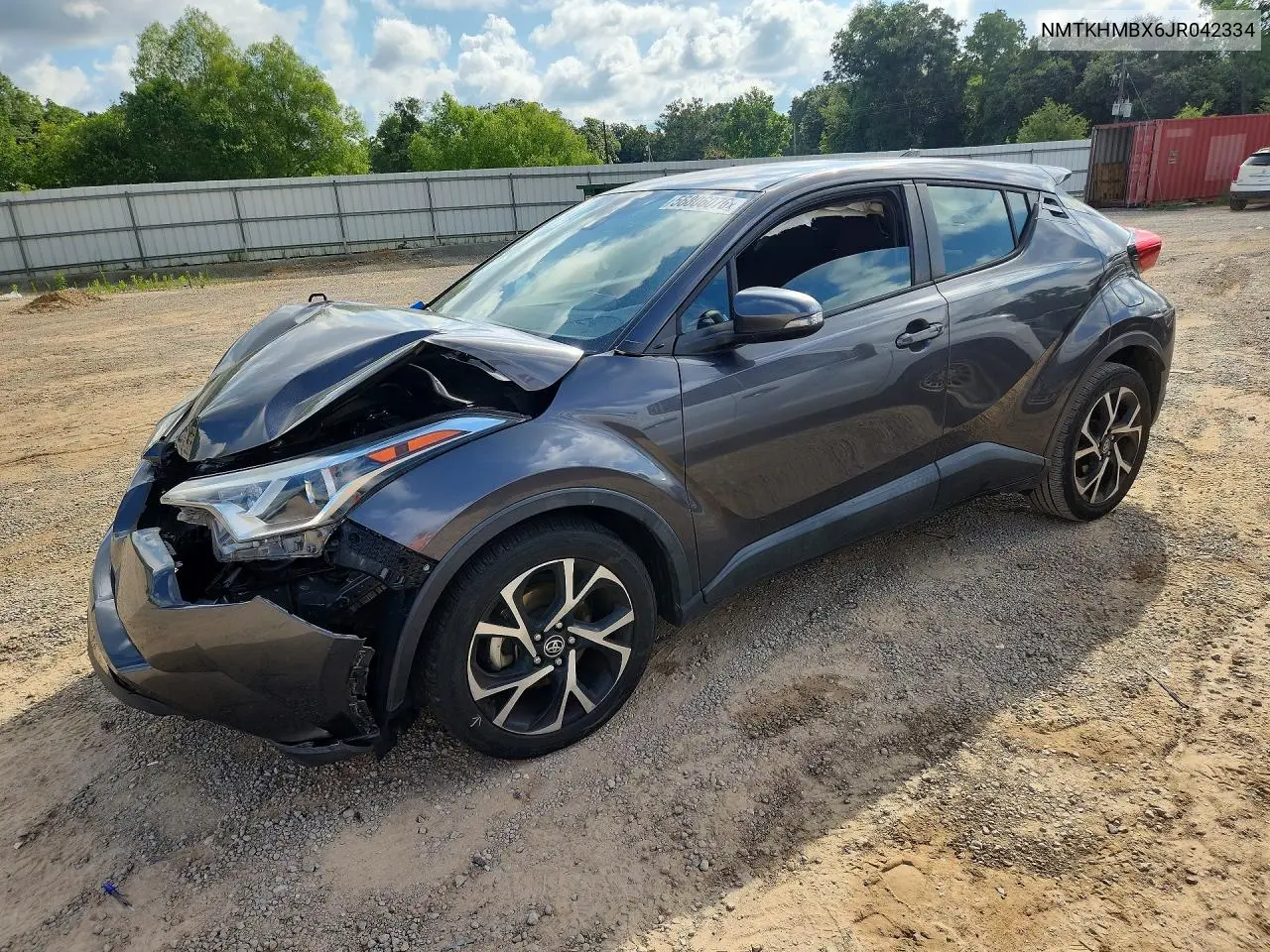 2018 Toyota C-Hr Xle VIN: NMTKHMBX6JR042334 Lot: 56806076