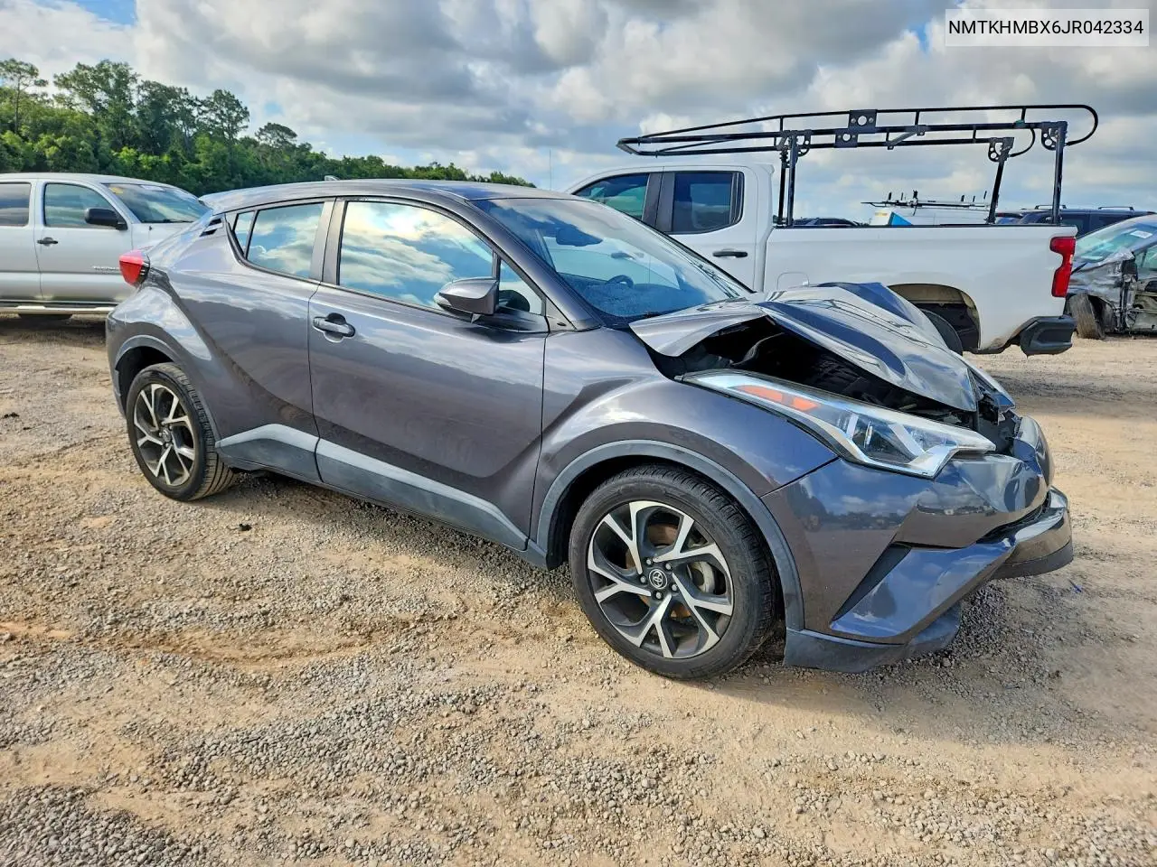 2018 Toyota C-Hr Xle VIN: NMTKHMBX6JR042334 Lot: 56806076