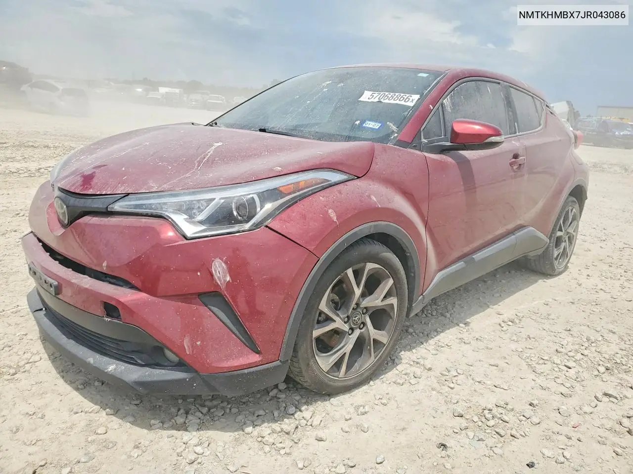 2018 Toyota C-Hr Xle Premium VIN: NMTKHMBX7JR043086 Lot: 57068866