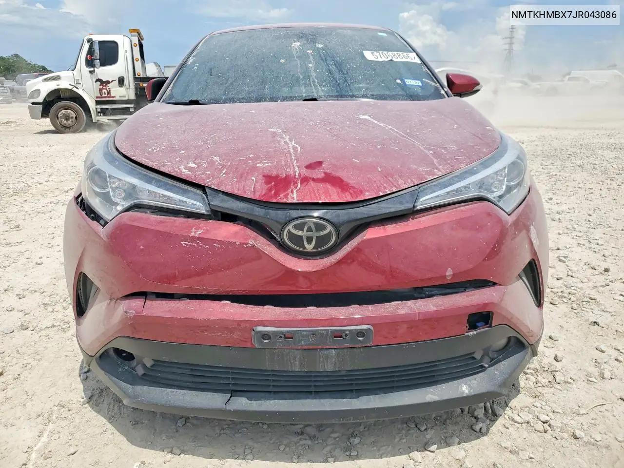 2018 Toyota C-Hr Xle Premium VIN: NMTKHMBX7JR043086 Lot: 57068866