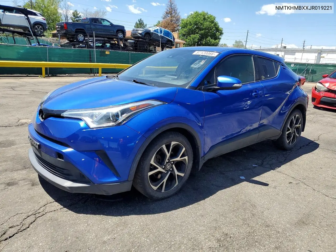 2018 Toyota C-Hr Xle VIN: NMTKHMBXXJR019221 Lot: 57120066