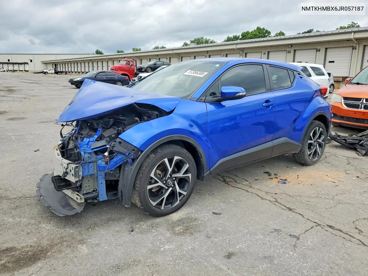 2018 Toyota C-Hr Xle Premium VIN: NMTKHMBX6JR057187 Lot: 57386386