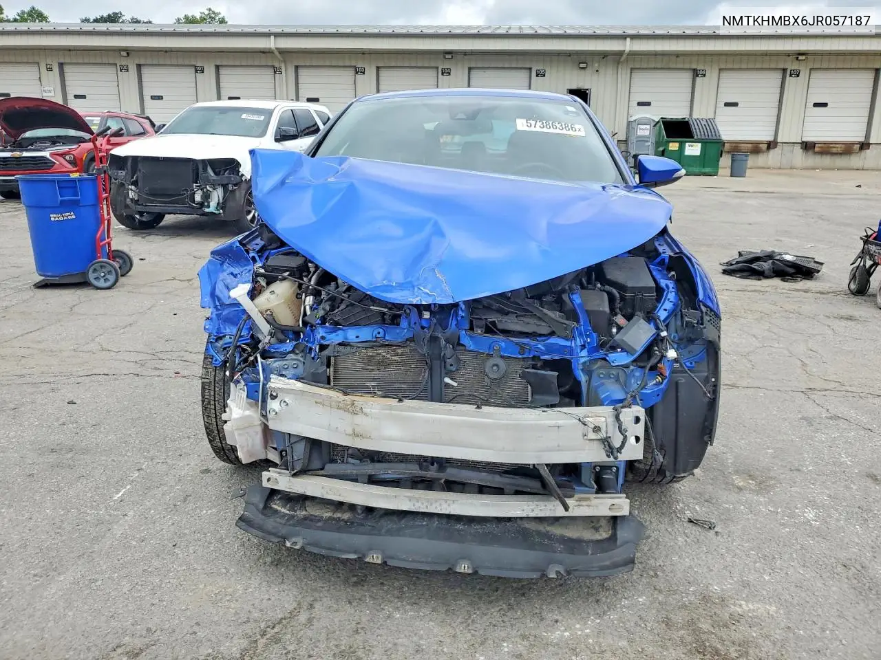 2018 Toyota C-Hr Xle Premium VIN: NMTKHMBX6JR057187 Lot: 57386386