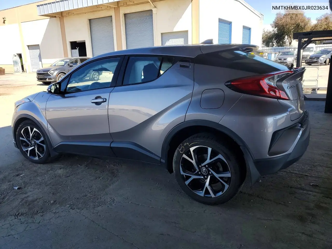 2018 Toyota C-Hr Xle VIN: NMTKHMBX0JR023634 Lot: 58483966