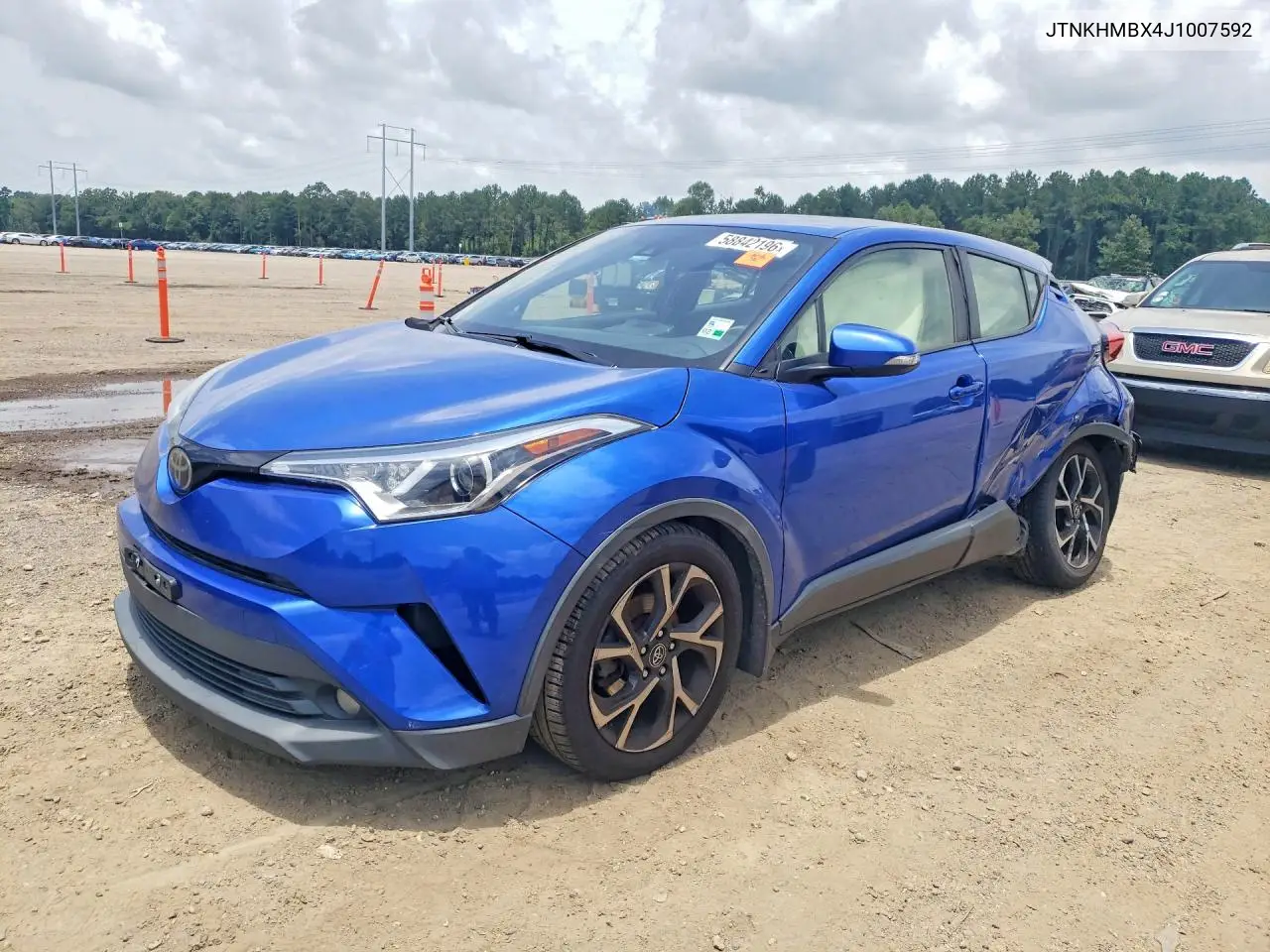 2018 Toyota C-Hr Xle Premium VIN: JTNKHMBX4J1007592 Lot: 58842196