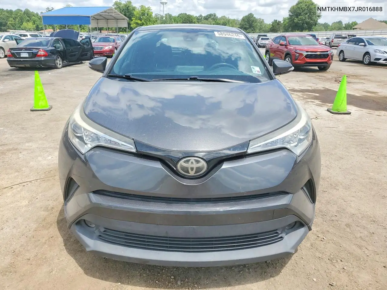 2018 Toyota C-Hr Xle Premium VIN: NMTKHMBX7JR016888 Lot: 58946246