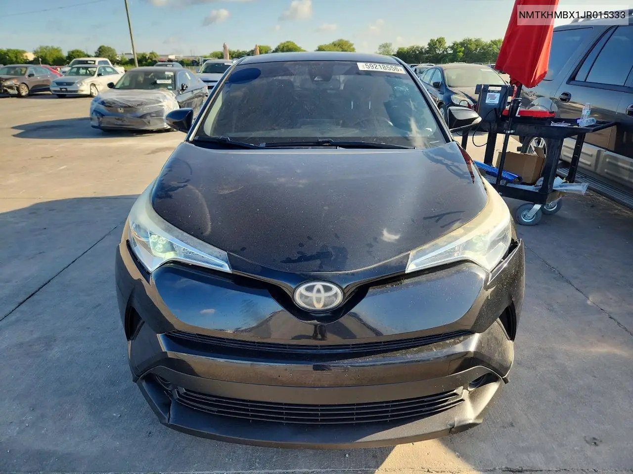 2018 Toyota C-Hr Xle VIN: NMTKHMBX1JR015333 Lot: 59218556