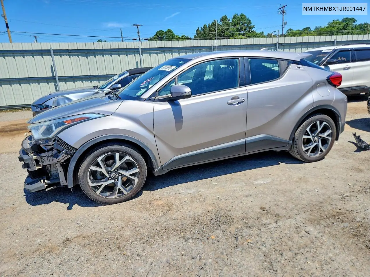 2018 Toyota C-Hr Xle VIN: NMTKHMBX1JR001447 Lot: 59875696