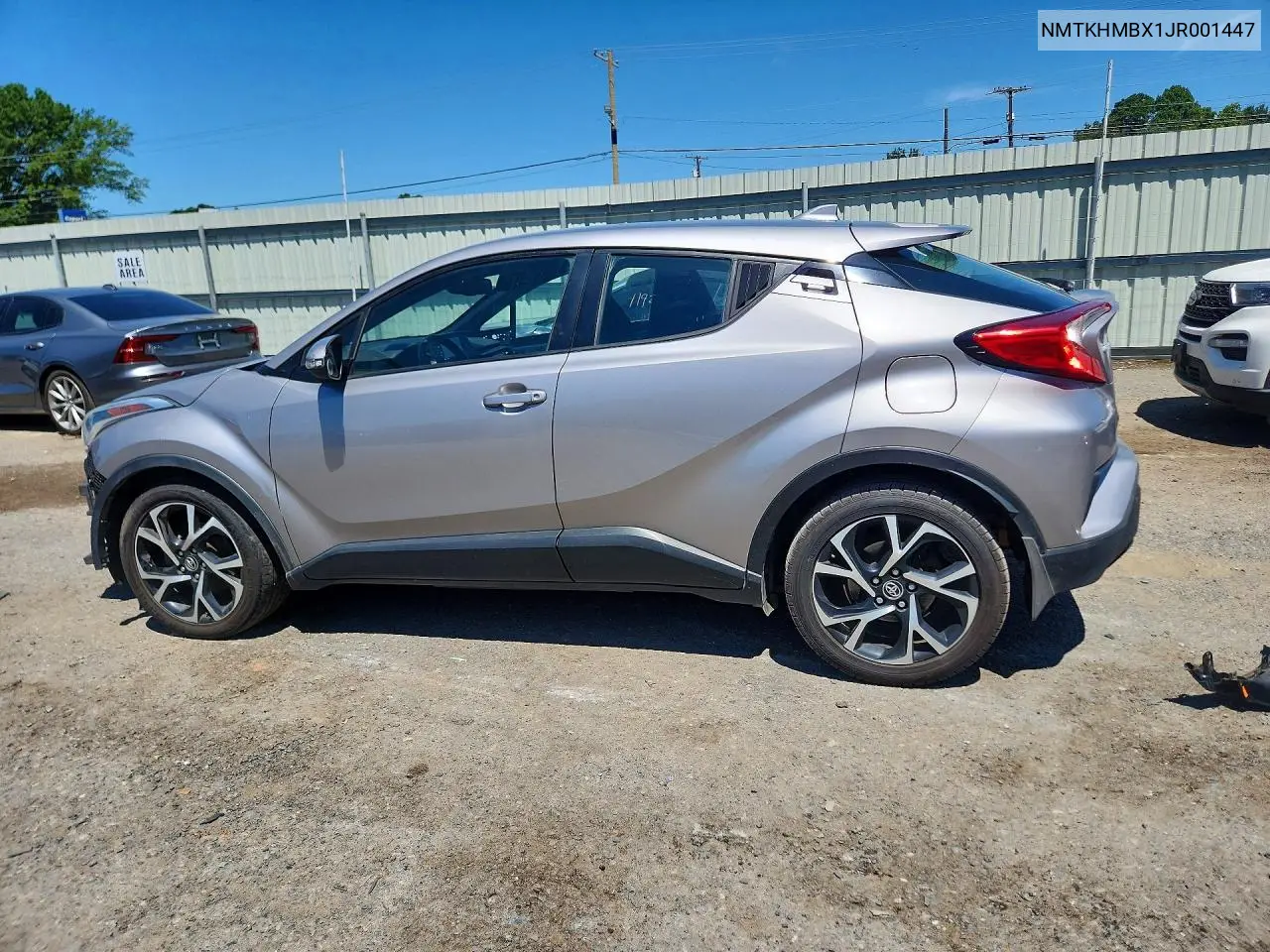 2018 Toyota C-Hr Xle VIN: NMTKHMBX1JR001447 Lot: 59875696
