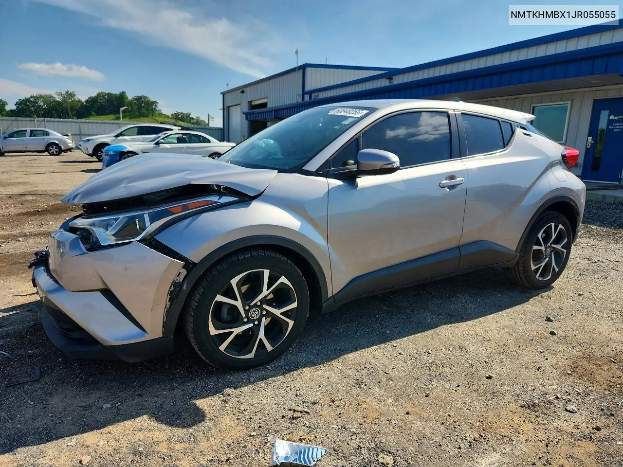 2018 Toyota C-Hr Xle Premium VIN: NMTKHMBX1JR055055 Lot: 60048266
