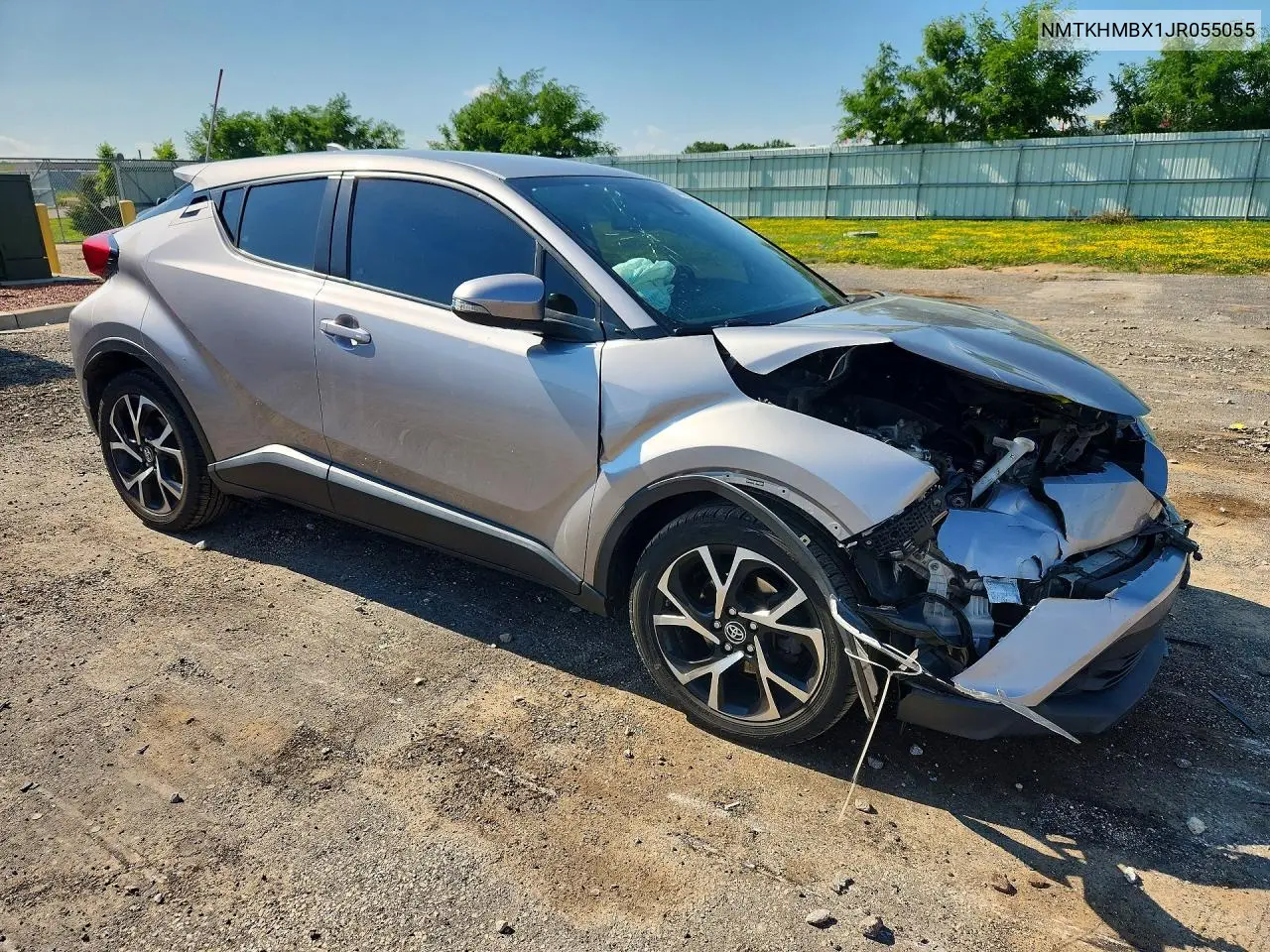 2018 Toyota C-Hr Xle Premium VIN: NMTKHMBX1JR055055 Lot: 60048266