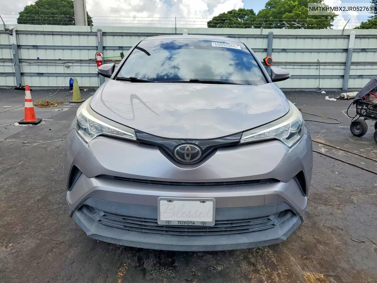 2018 Toyota C-Hr Xle VIN: NMTKHMBX2JR052763 Lot: 60092666