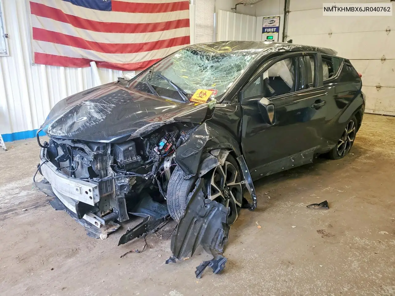 2018 Toyota C-Hr Xle VIN: NMTKHMBX6JR040762 Lot: 60126826