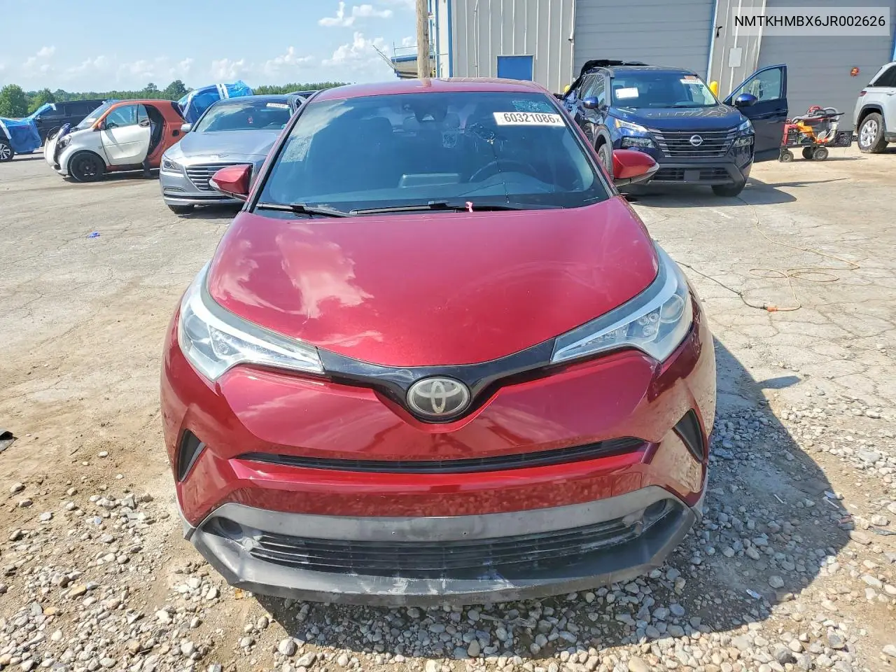 2018 Toyota C-Hr Xle VIN: NMTKHMBX6JR002626 Lot: 60321086