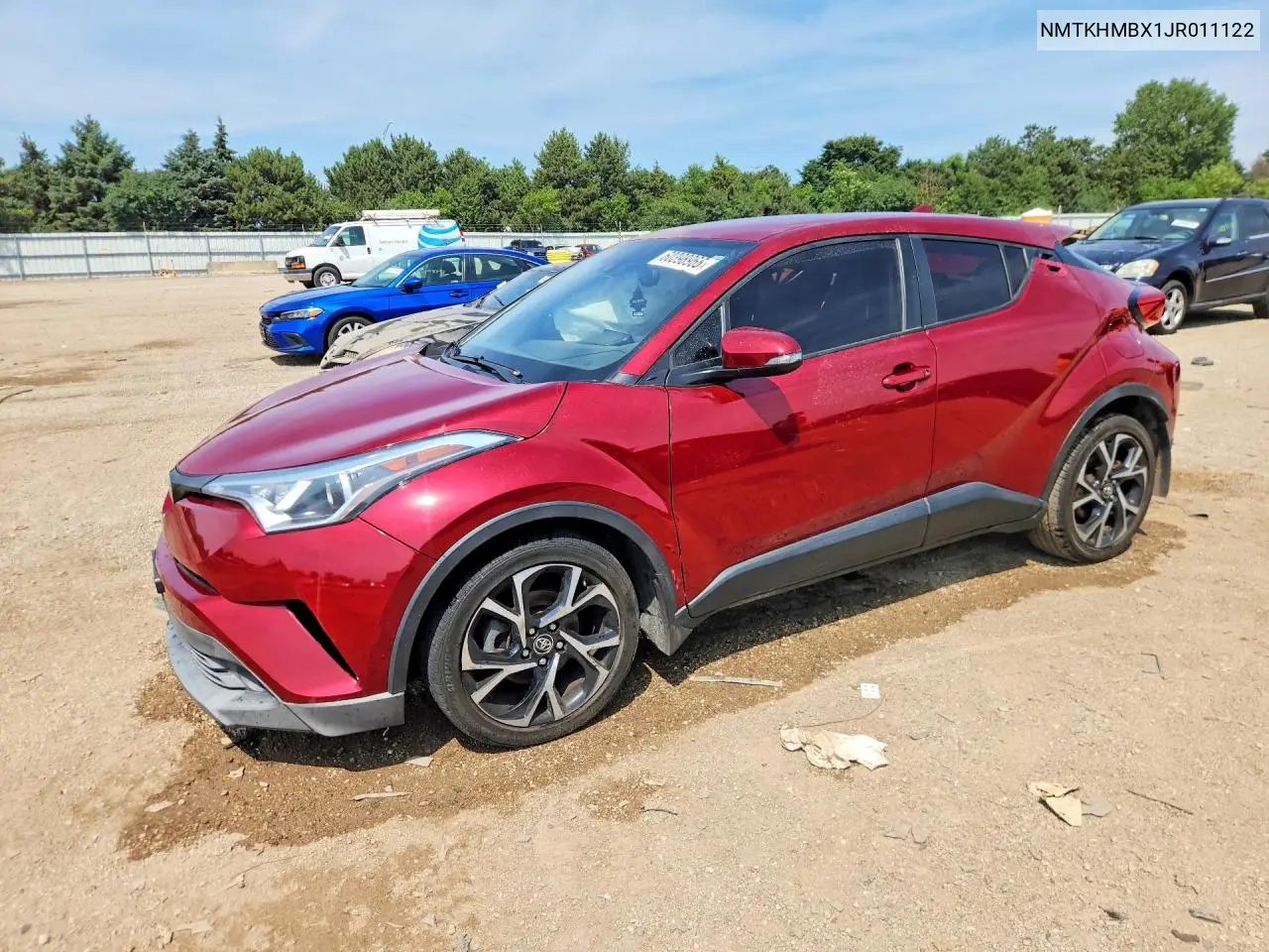 2018 Toyota C-Hr Xle Premium VIN: NMTKHMBX1JR011122 Lot: 60398966