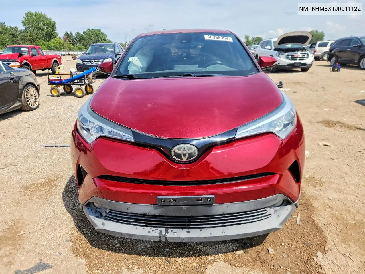 2018 Toyota C-Hr Xle Premium VIN: NMTKHMBX1JR011122 Lot: 60398966