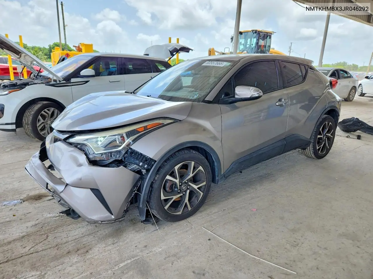 2018 Toyota C-Hr Xle VIN: NMTKHMBX3JR046292 Lot: 60557666