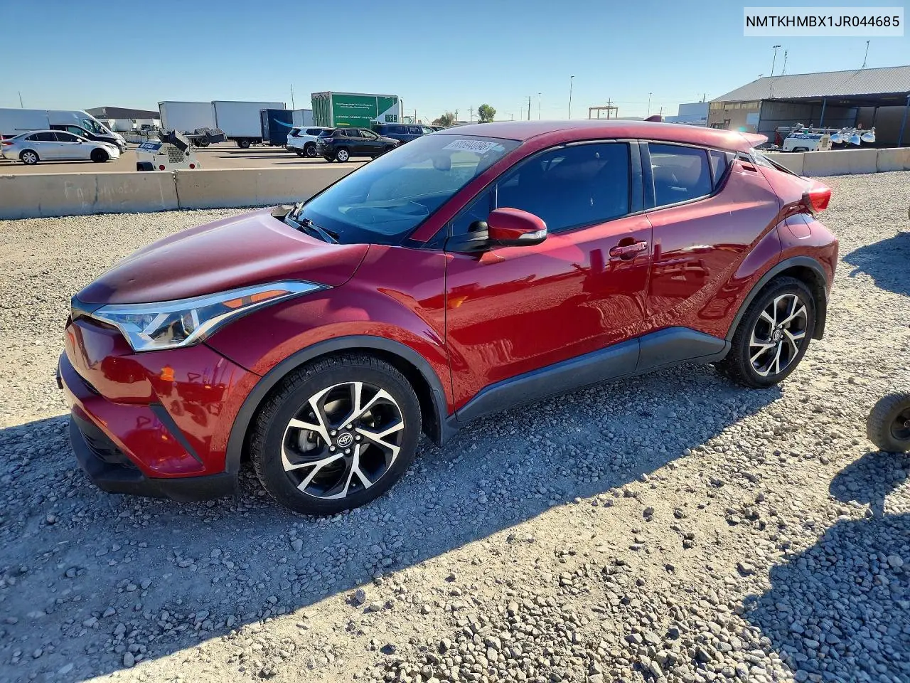 2018 Toyota C-Hr Xle Premium VIN: NMTKHMBX1JR044685 Lot: 60594096