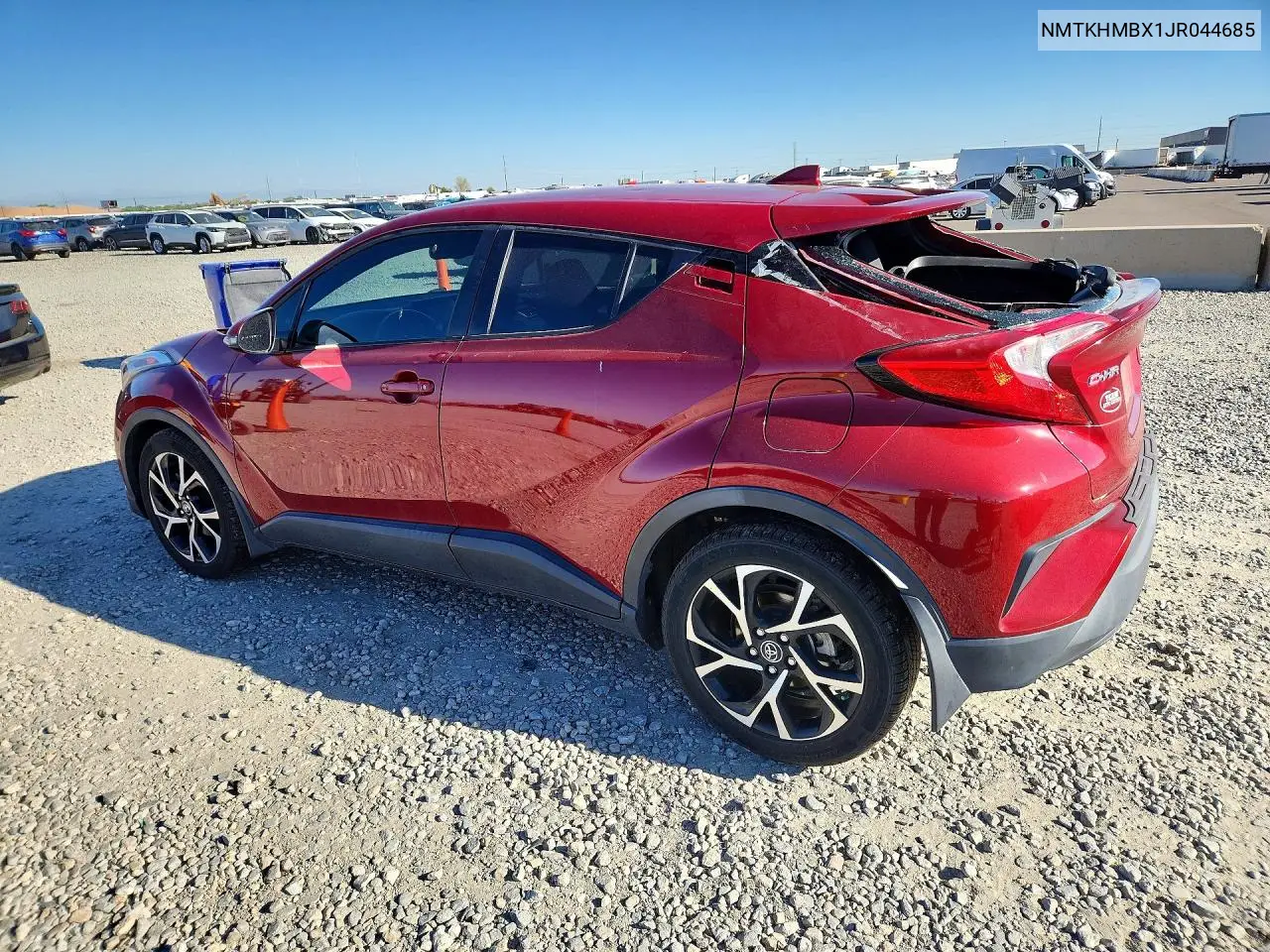 2018 Toyota C-Hr Xle Premium VIN: NMTKHMBX1JR044685 Lot: 60594096