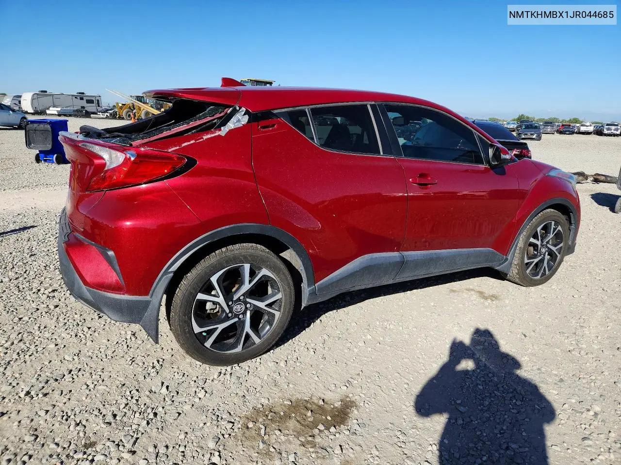 2018 Toyota C-Hr Xle Premium VIN: NMTKHMBX1JR044685 Lot: 60594096