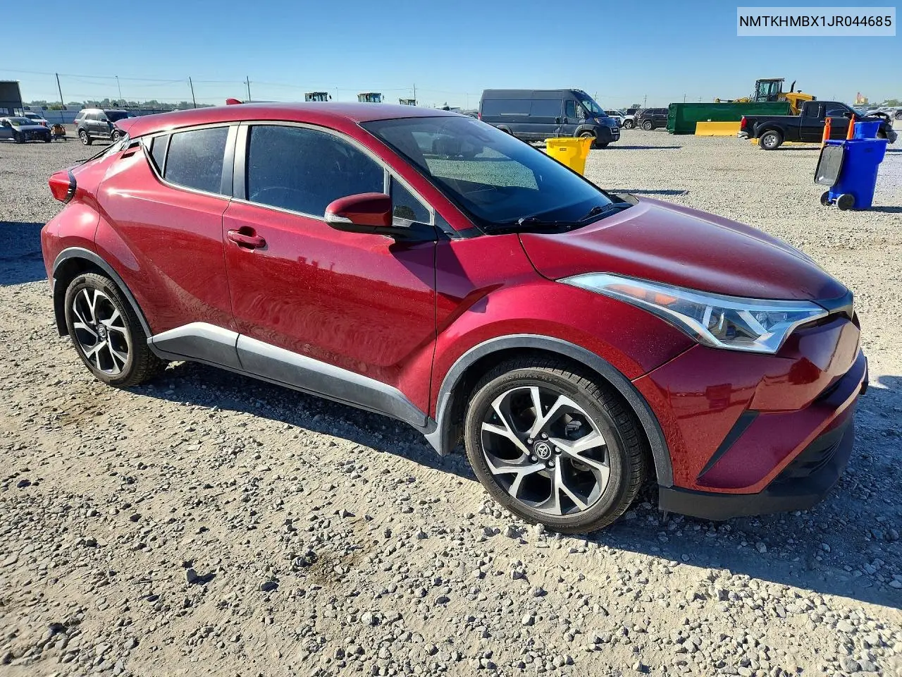 2018 Toyota C-Hr Xle Premium VIN: NMTKHMBX1JR044685 Lot: 60594096