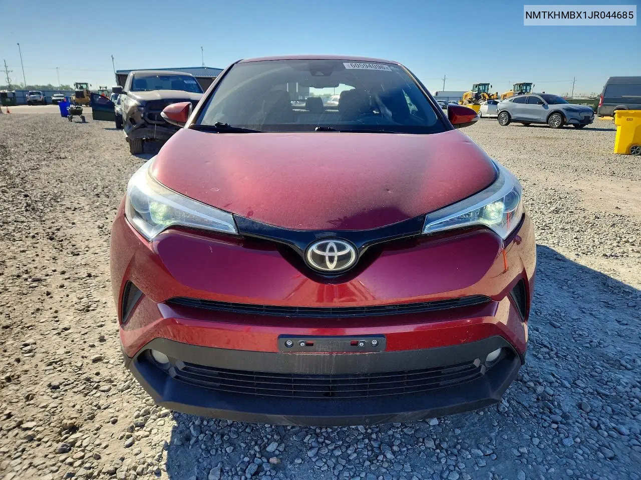2018 Toyota C-Hr Xle Premium VIN: NMTKHMBX1JR044685 Lot: 60594096