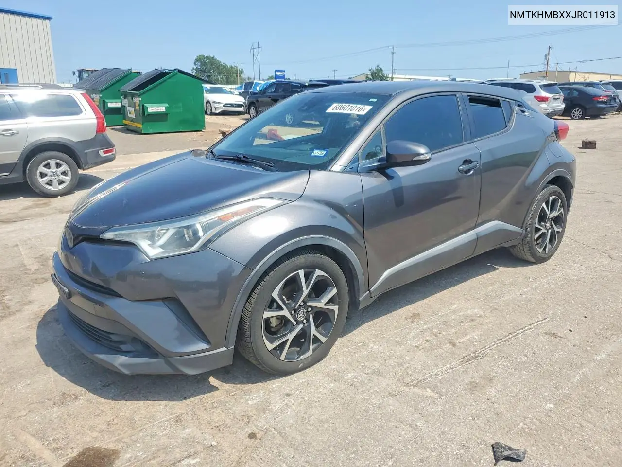 2018 Toyota C-Hr Xle VIN: NMTKHMBXXJR011913 Lot: 60601016