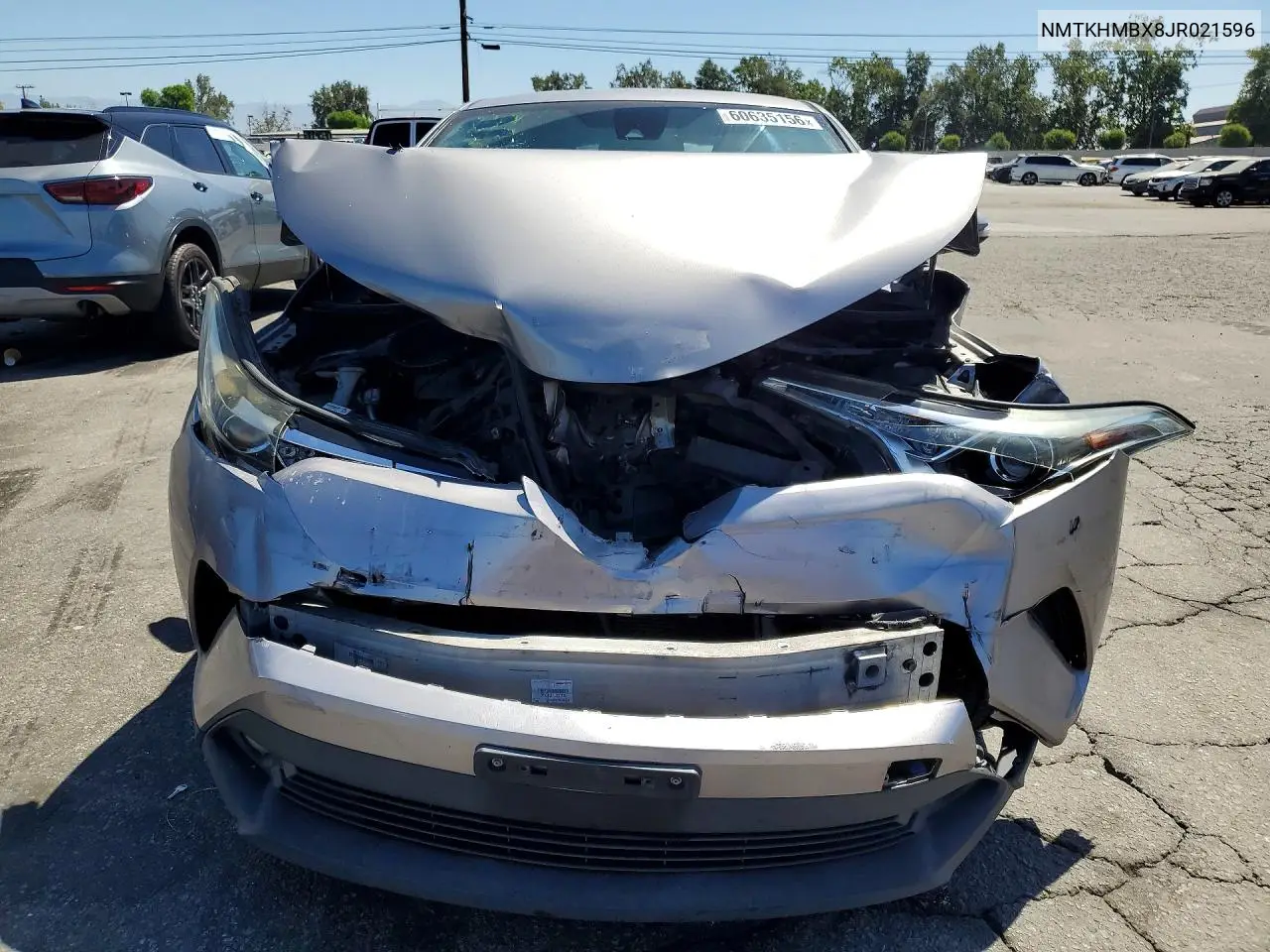 2018 Toyota C-Hr Xle Premium VIN: NMTKHMBX8JR021596 Lot: 60635156