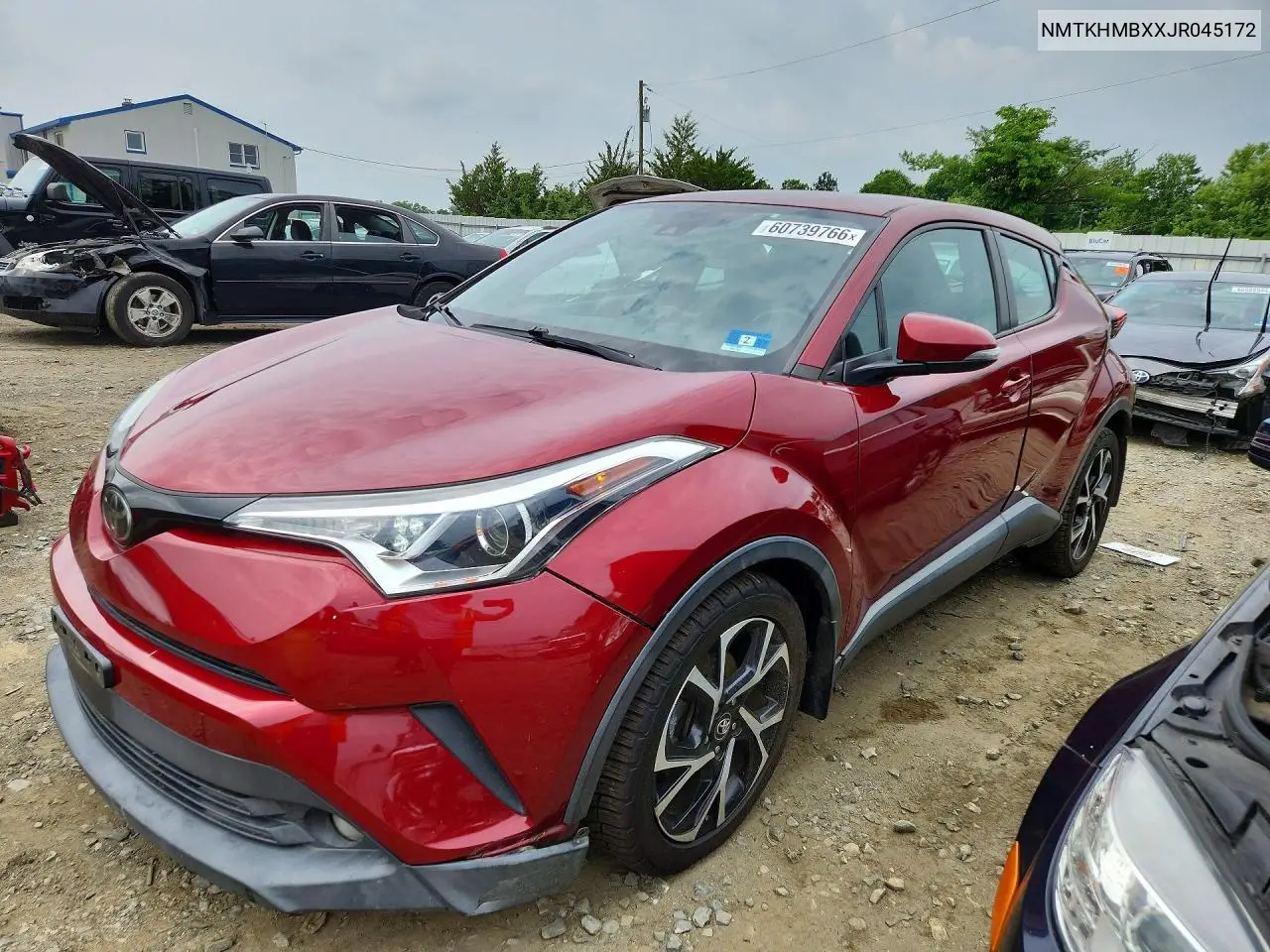 2018 Toyota C-Hr Xle Premium VIN: NMTKHMBXXJR045172 Lot: 60739766