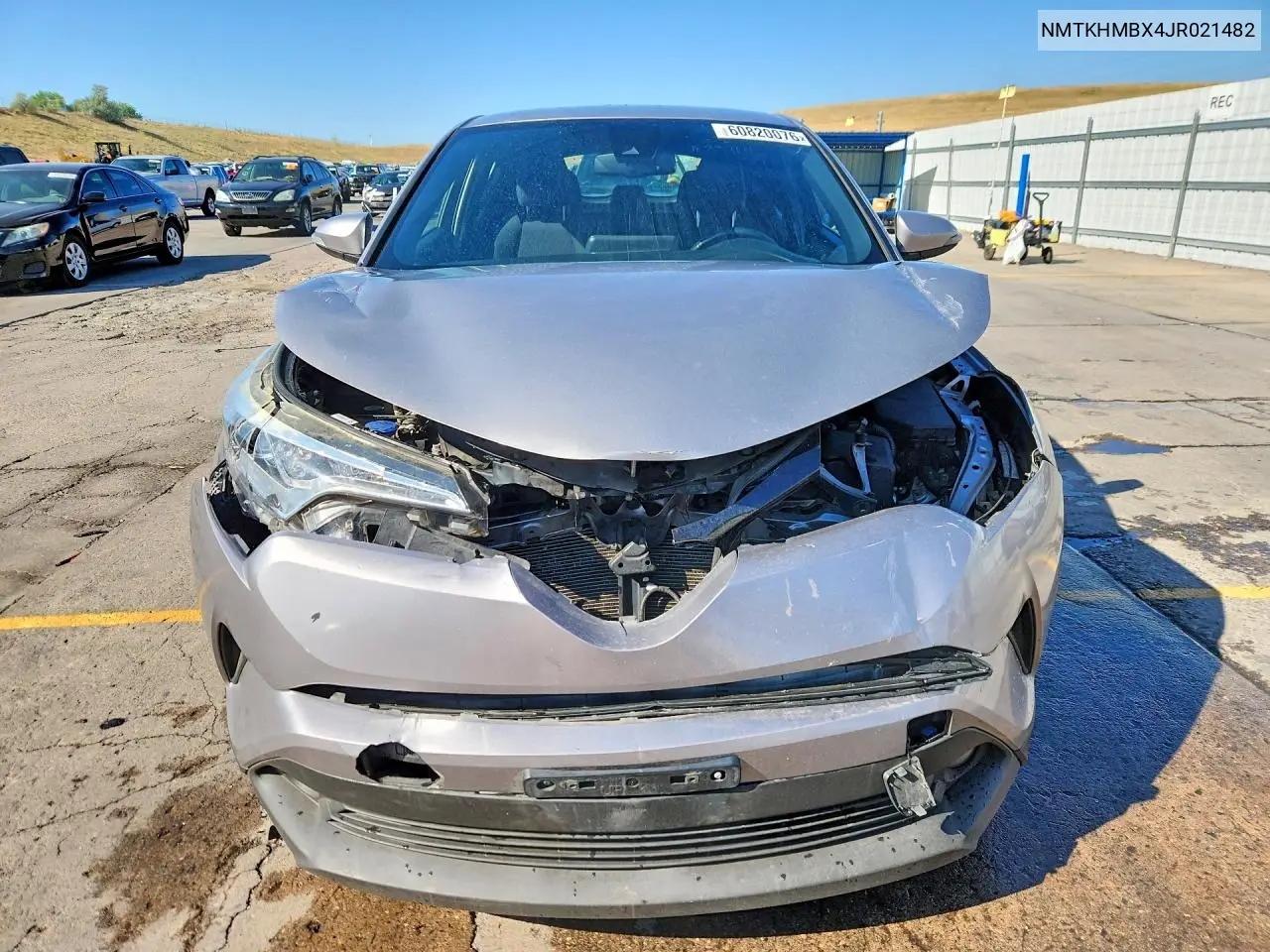 2018 Toyota C-Hr Xle Premium VIN: NMTKHMBX4JR021482 Lot: 60820076