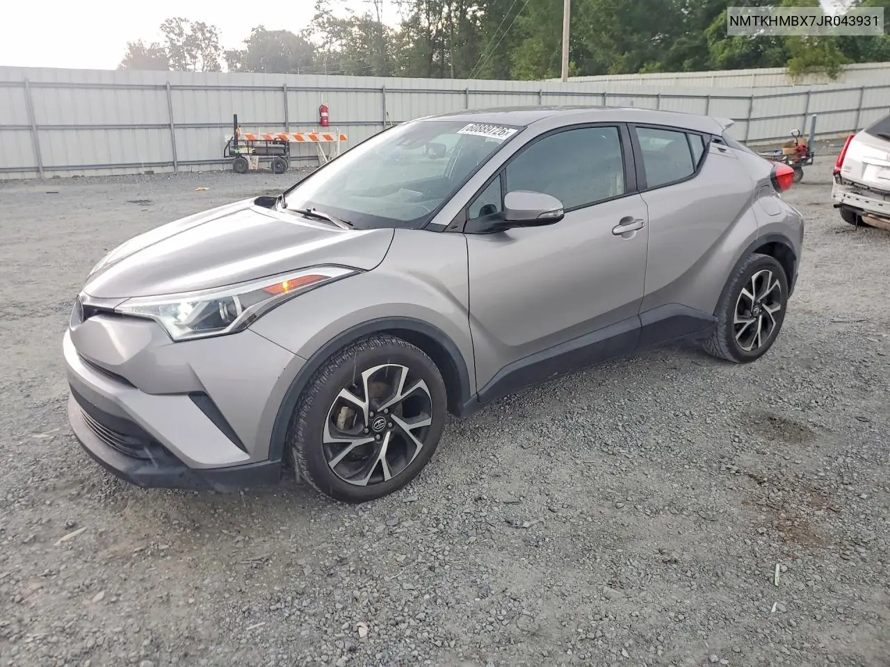 2018 Toyota C-Hr Xle VIN: NMTKHMBX7JR043931 Lot: 60889726